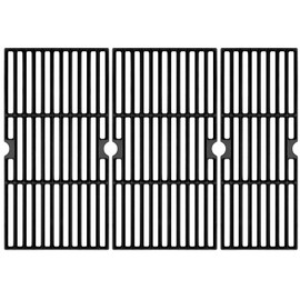 GGC 18" Grill Grates Replacement for Charbroil 463347017, 463377017, 4 Burner Performance Grill 463376018P2, 463376117, 463377117, 463673617, 463347519, 3 PCS 18 x 25 Cast Iron Grates for Char-Broil