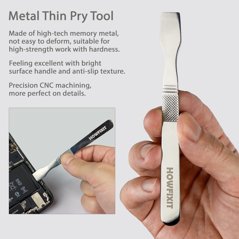 HowFixit Opening Pry Tools Kit with ESD Spudgers, Anti-Static Brush,