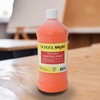 School Smart Washable Tempera Paint, Orange, 1 Quart Bottle