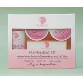 SY Glow Skin Whitening Set, Premium Whitening Soap, Rejuvenating Toner, Night Cream, Day Cream