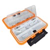 Aventik Waterproof Fishing Tackle Box Lures Hooks Bait Storage Case
