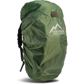 normani Waterproof Backpack Cover with Patch Velcro Surface for Backpacks from 20 to 130 Litres Olive Size L / 60-70 Litres