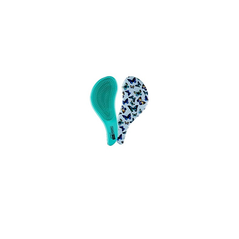 CALA TANGLE FREE HAIR BRUSH BUTTERFLY PRINT