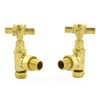 Hot Flow | Bayou Cross-Head Traditional Manual Radiator Valves (Pair)