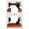 Sewing Machine Single Outlet Wall Plate Cover