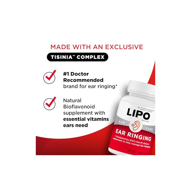 Lipo-Flavonoid Plus 100 Caplets - Vitaminas esenciales - Bienestar auditivo