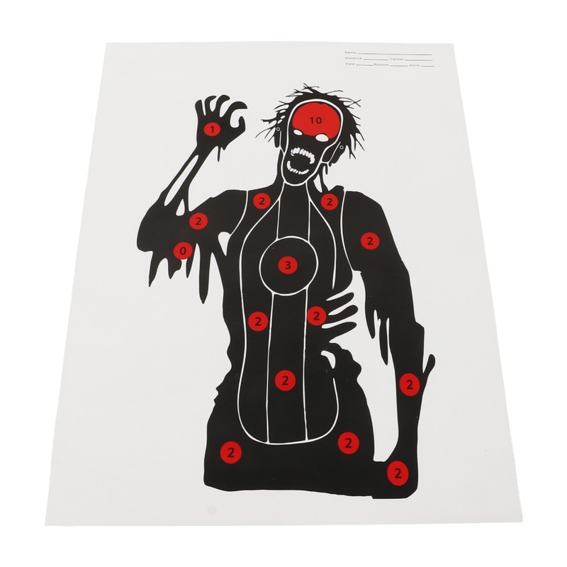 10Pcs Shooting Targets Paper Archery Paper Targets Bow Arrow Hunting