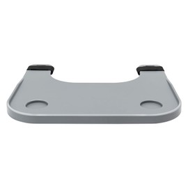 Heavy Duty Wheelchair Tray Table for Seniors and Adults, Non Slip 44LB Weight Capacity, Large ABS Tabletop Removable Cup Holders and Spill Guard