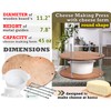 Wooden Cheese Press for Cheese Making Supplies Diameter 11 in