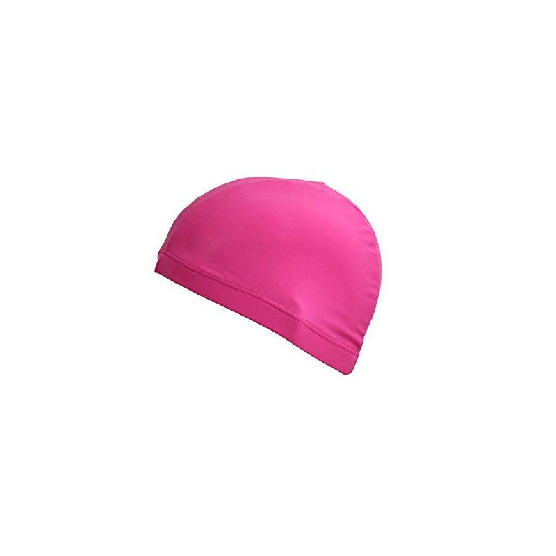 TECH-LINE-DIRECT Pink Easy Fit Unisex Adult Swimming Cap Hat Mens