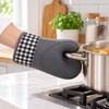Silicone Oven Mitt for Cooking and Baking – Heat-Resistant Non-Slip