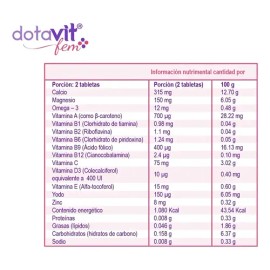 Dotavit Fem Con 60 Tab Suplemento                                                                                                                     