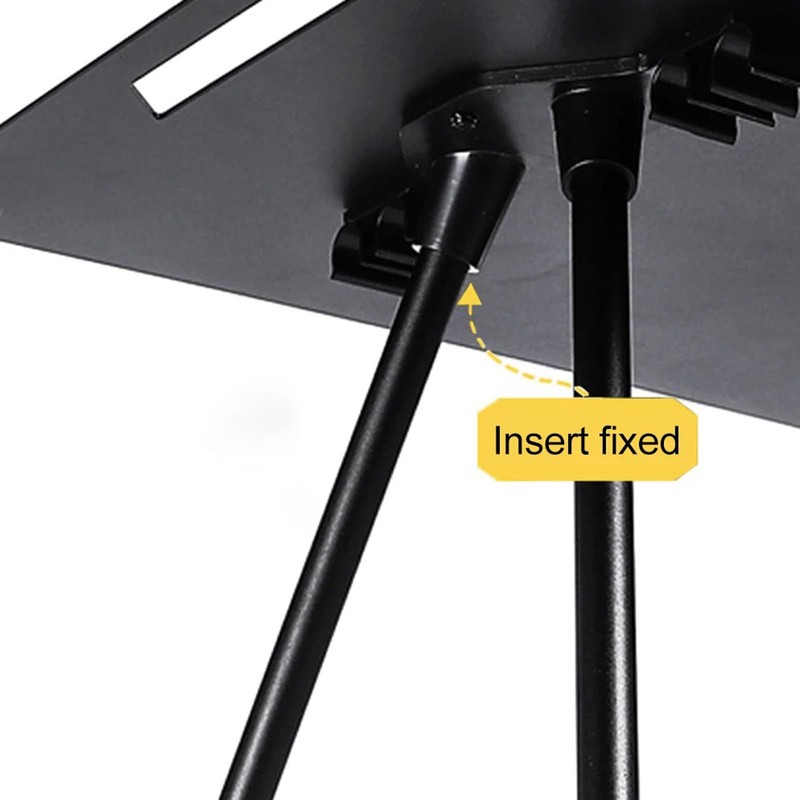 NIZUUONE Folding Camping Table Legs, DIY Aluminum Alloy Foldable Table