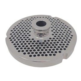 #32 Meat Grinder Plates with Hubs - Cozzini Cutlery Imports - Choose Your Size (9/64 in. - 3.5mm - Fine/Medium Burger Grind)
