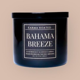 Bahama Breeze Candle Decor Freshener handmade candle Highly Scented - Size: 8oz Single Wick