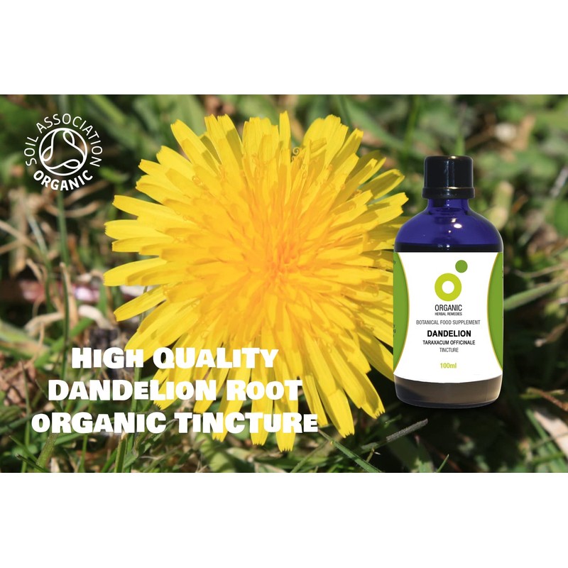 Organic Herbal Remedies, Dandelion Tincture, 100ml