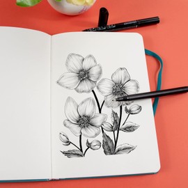 STATIONERY ISLAND A5 Unlined Notebook,Plain Notebook Hardcover with 120gsm Premium Thick Paper, 180 Pages Hardback Blank Notebook for Writing, Working, Study, Planning, Diary, Journaling