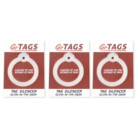 GoTags Dog Tag Silencers, Glow in The Dark Silencer to Quiet Noisy Pet Tags