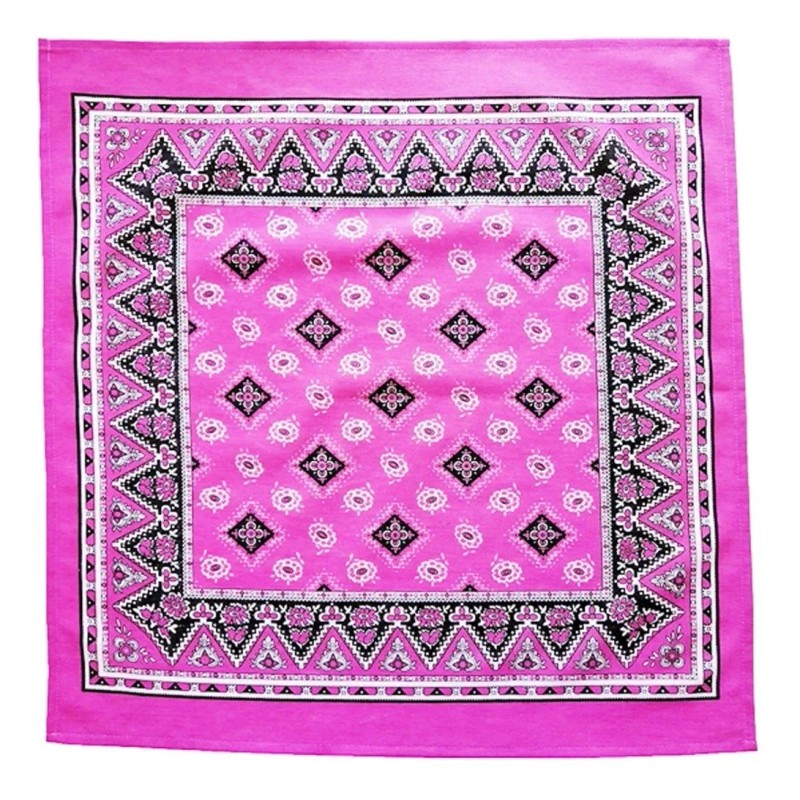 Mexico 12 Paliacates Bandana Pañuelo Moda Estampados Rosa