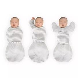 Spaddle 스패들 6방향 옴니 자루 디자인 신생아를 위한 팔 업 찌릿 반사를 진정시키는 더 많은 옵션 수면 개선 작은 [Heathered Peach Blush] Spaddle 6-Way Omni Sack Design for Newborns Arm Up Shimmer Calming More Options Sleep Improvement Small [Heathered Peach Blush]