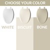 Bemis Aurora Slow Close Toilet Seat, Easy Clean Hinges and