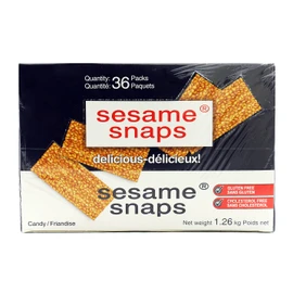 Sesame Snaps - 36 packs x 35 grams (Net weight 1.26 Kg)