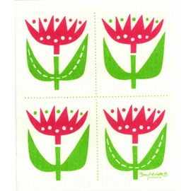 Ecomfort House Sponge Wipes, Tulip Coaster, Nordic