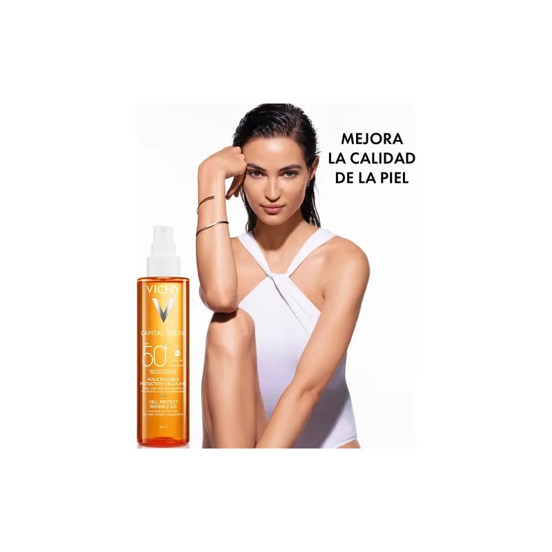 Protector Celular En Aceite Vichy Capital Soleil 50FPS 200ml