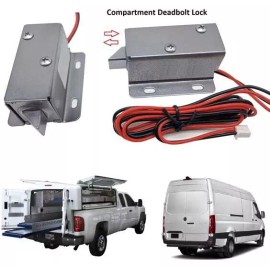 Accele CDL-12 Hidden Compartment Deadbolt Locking System for Truck/Van/RV's