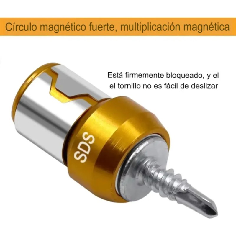 Destornillador De Anillo Magnético Broca 14 Pulgadas
