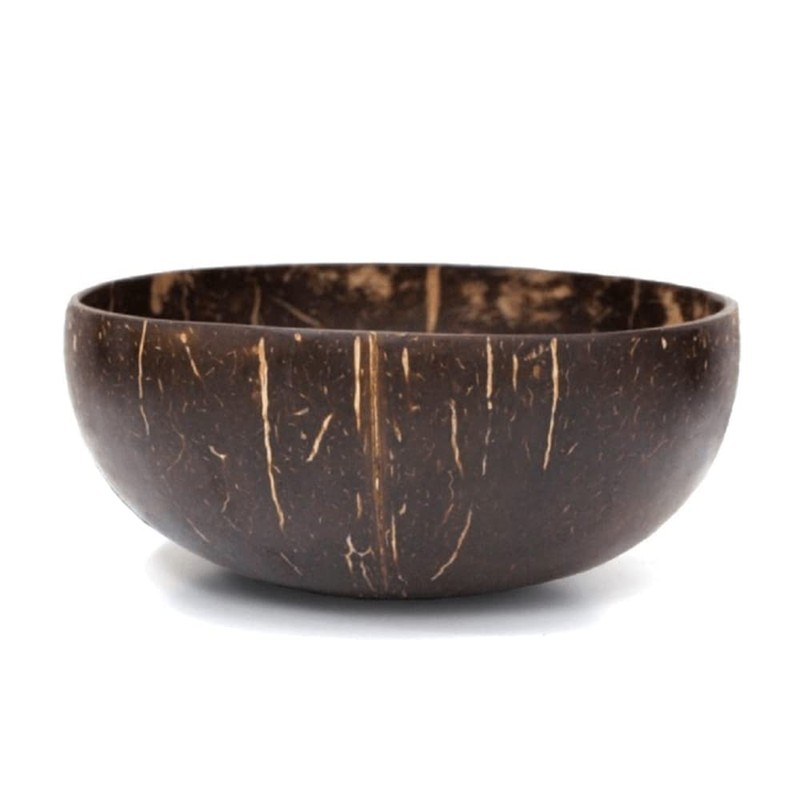 Eco Friendly Sbai Sbai® Natural Coconut Shell Bowls and Spoons