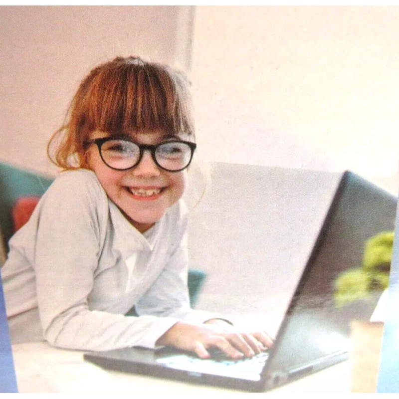 Blue Light BLACK Kids Blue Light Blocking Glasses School Computer