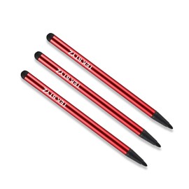 Tek Styz PRO Stylus Works for Plantronics Voyager 3200 UC P/N 207371-01 High Accuracy Sensitive in Compact Form for Touch Screens [3 Pack-RED]