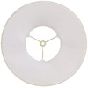 Creme Medium Bell Lamp Shade (Pre-Assembled) 6" Top x 12"