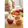 Lékué- Cupcake-Set, Silikon, grün