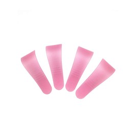 12Pcs Hair Wax Clean Spatulas Sticks Plastic Makeup Scraper Applicator Beauty Tools for Creams Hair Waxing Removal (Random Color)