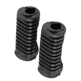VOBOR Rubber footrests, footrest plate front for motorcycle, footrest rubber pad grip cover with 125cc CG 125
