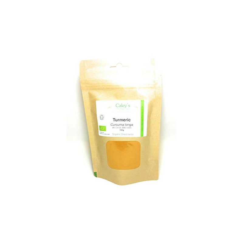 Organic Turmeric Powder (Curcuma longa) Dried Herb (100g)