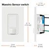 Lutron Maestro Motion Sensor Light Switch Indoor for Bathroom, Garage,