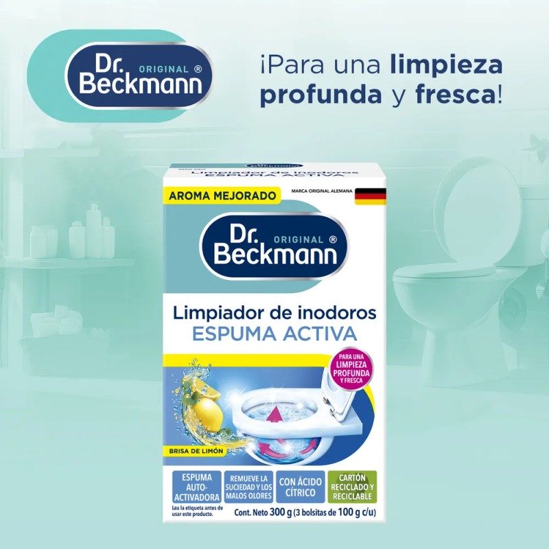 Limpiador De Inodoros Espuma Activa, 3 Bol 100 C/u