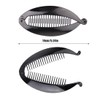 4 Pack Vintage Fishtail Hair Clips French Banana Clips Ponytail