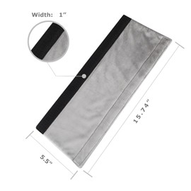 Daixers 3PCS Refrigerator Door Handle Covers Kitchen Decor Keep Appliance Clean Anti-Static Stains for Fridge Dishwashers Velvet (Grey)