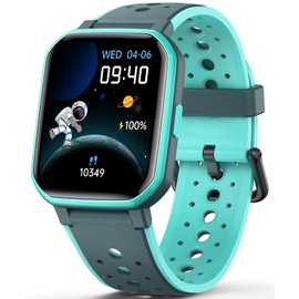 JOYELE Smart Watch for Kids Teens, Games Fitness Boy Girls Watch with 20 Sport Modes, Pedometer, Sleep Monitor, Kids Watch Birthday Gifts Toy Gift for Girls Boys 6-16 (Green)