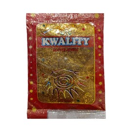 EliteKoopers 10g Gold Sparkling Ultra Fine Glitter Powder, Extra Fine Shine Dust for Nail Art, Christmas Craft, Card Making, Cosmatic Craft