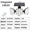 Solar Motion Sensor Wall Light for Outdoor Use – Adjustable