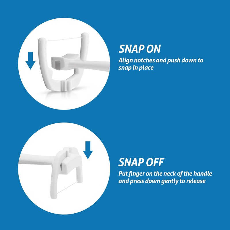 Ultraclean Access Flosser Refill Heads, Compatible with Listerine Ultraclean Access