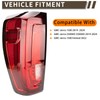 MiKaFex Tail Light Assembly Compatible With 2019-2024 GMC Sierra 1500/2500