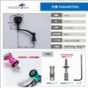 HEIGHTEN 518 Wheel Series 2.2 inches (56 mm) Reel Handle,