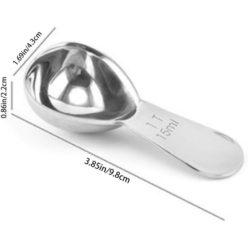 Coffee Scoop - Stainless Steel Coffee Scoop 15ml Coffee Measuring