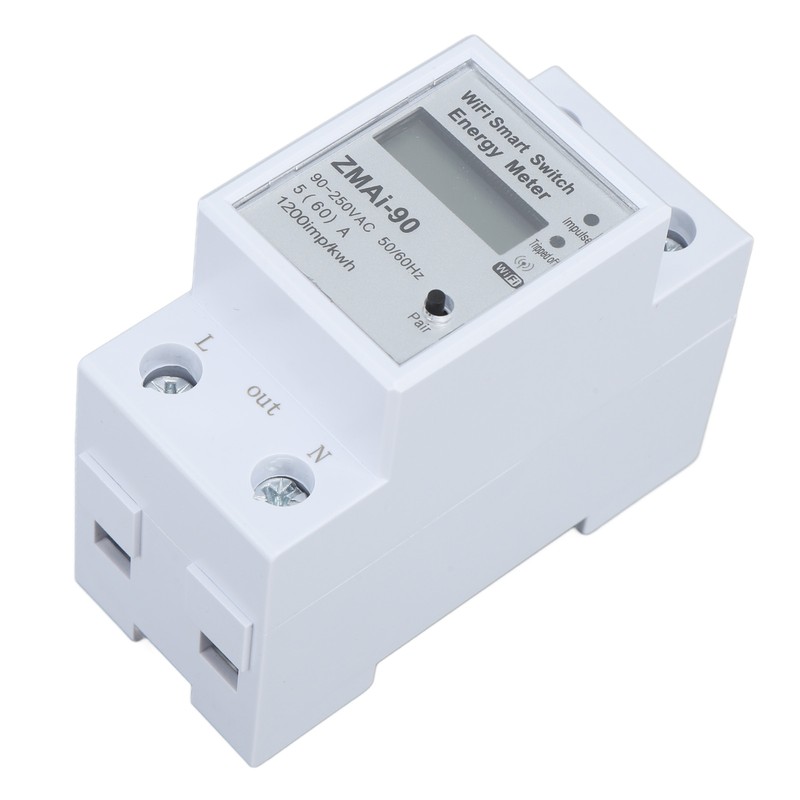 Single Phase Energy Meter WiFi Metering Switch Electric Meter APP